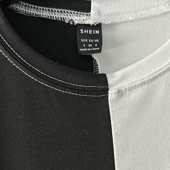SHEIN black & white size small women’s - Picture 2 of 3
